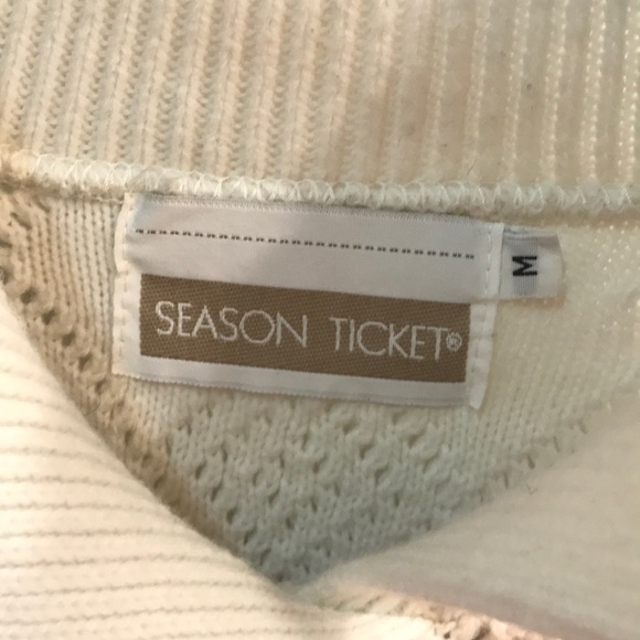 ⚡️FINAL PRICE⚡️VTG Season Ticket Flower Sweater - Picture 5 of 12